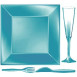 Design Disposable TableWare Tiffany Pearl